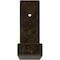 Ekena Millwork Steel Hanging Shelf Bracket, Antiqued Pale Gold 2"W x 8"D x 6"H BKTM02X08X06HSAPG - alternate 9